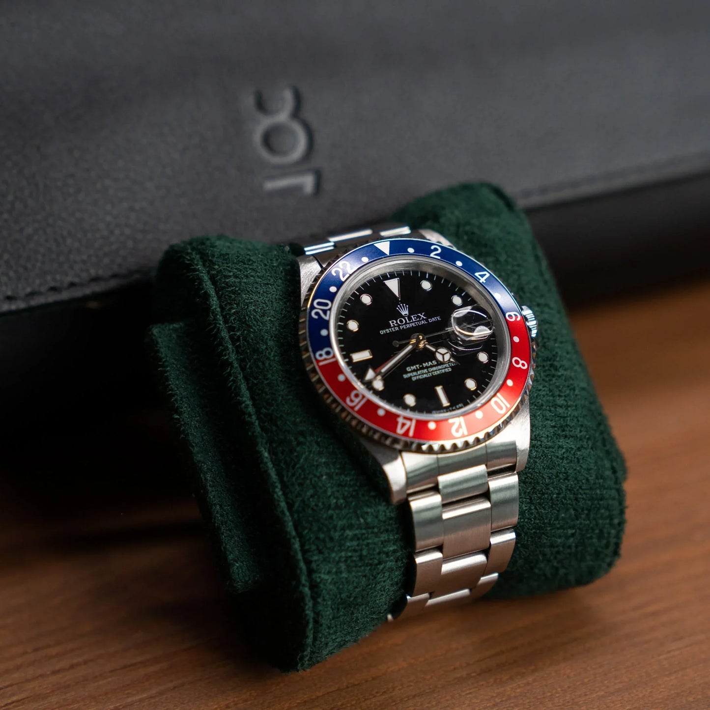 Travel Watch Roll Extra Large - Black Green