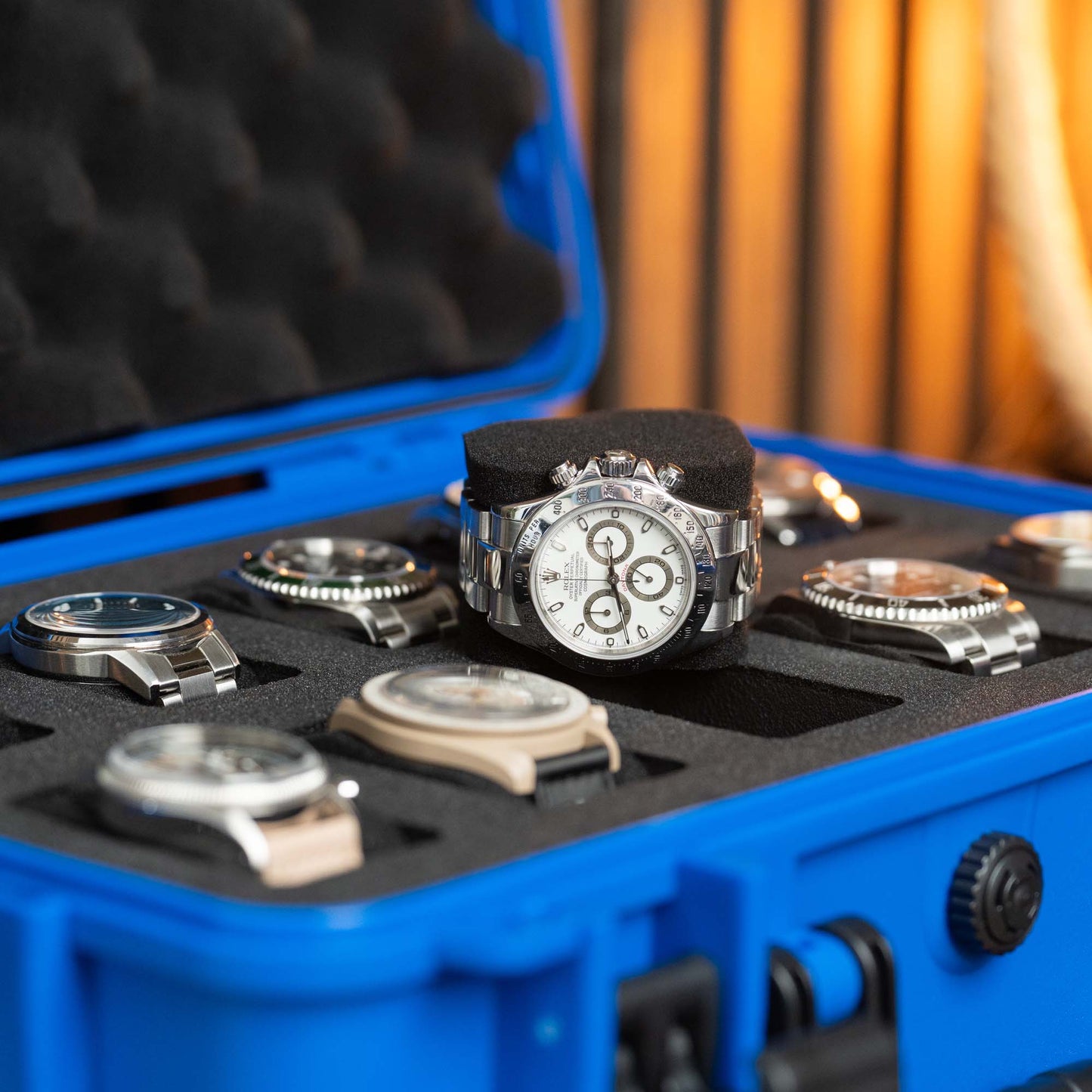 Ocean Blue 10 Slot Watch Box