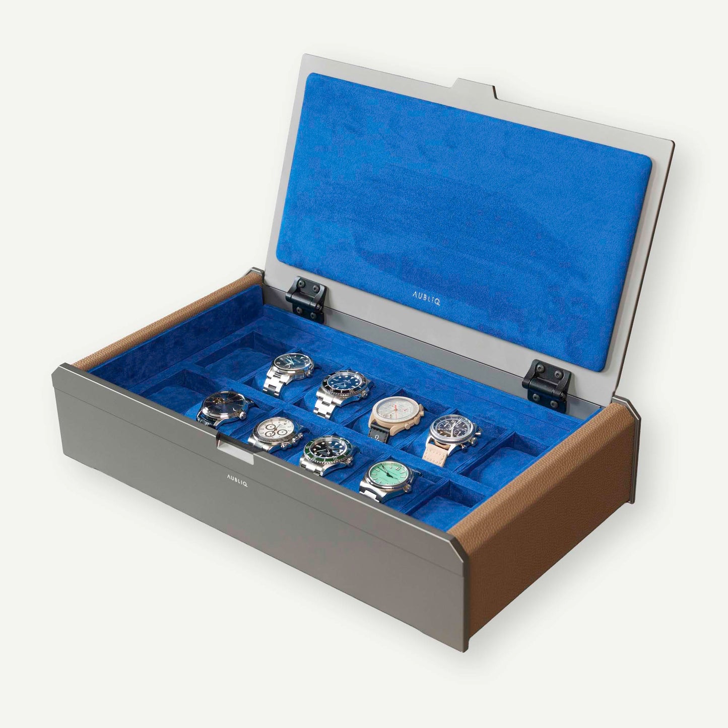 AUBLIQ Watch Box Grey 12 Slot