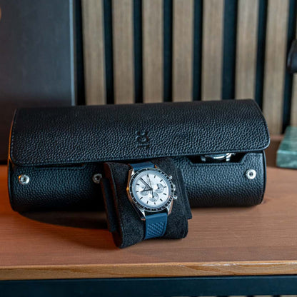 Travel Watch Roll Large - All Black