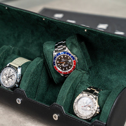 Travel Watch Roll Extra Large - Black Green