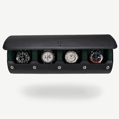 Travel Watch Roll Extra Large - Black Green