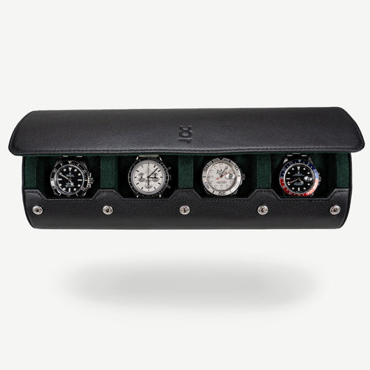 Travel Watch Roll Extra Large - Black Green