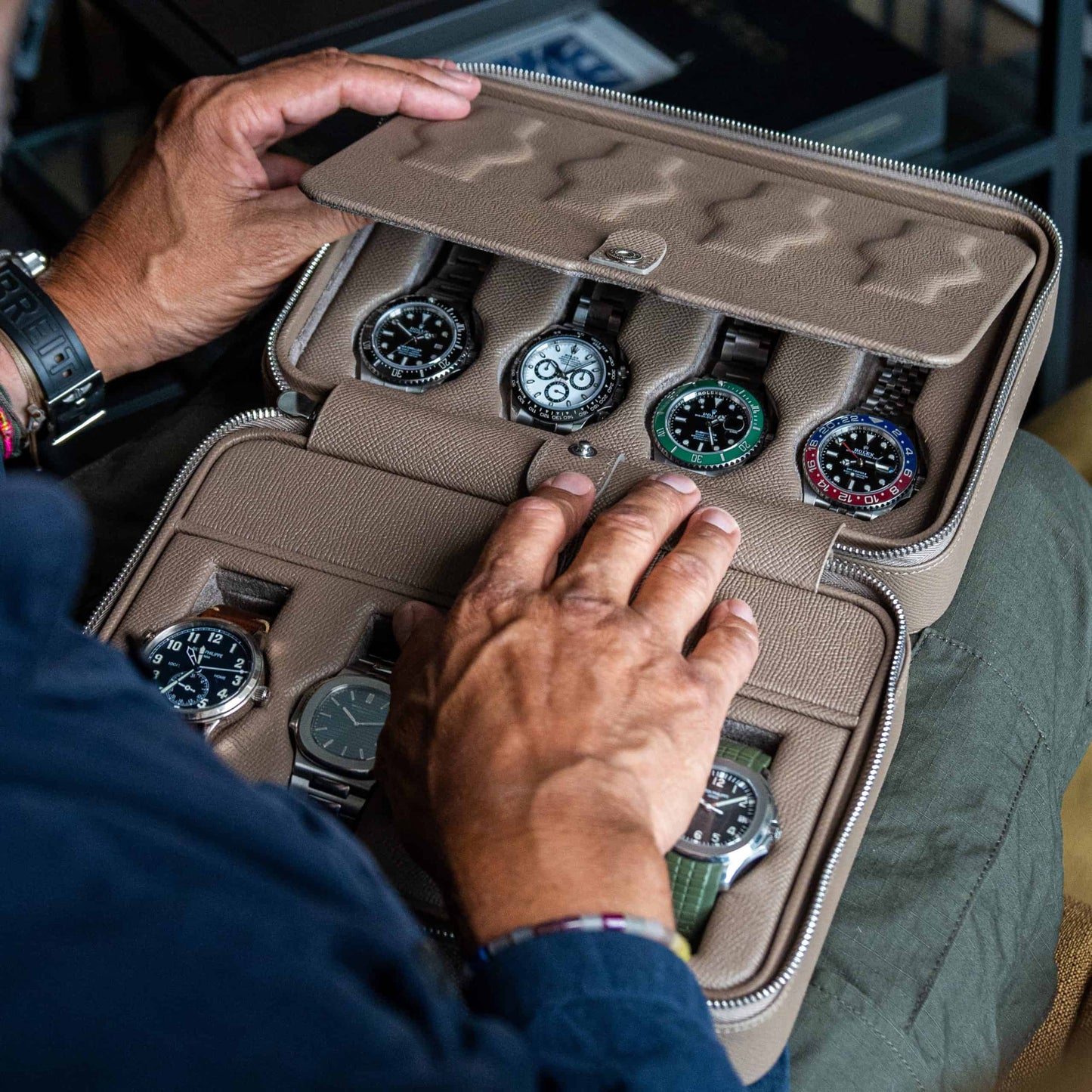 Nevada Desert 8 Slot Watch Box