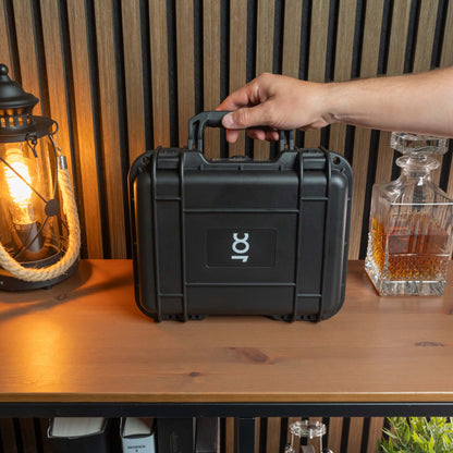 All Black 6 Slot Watch Box