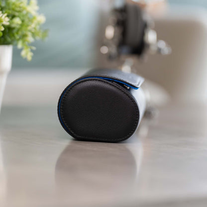 Travel Watch Roll Large - Black Blue