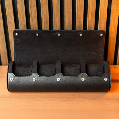 Personalized Travel Watch Roll Extra Large - All Black