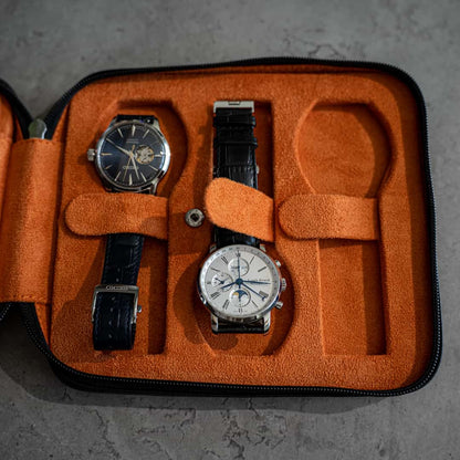 Watch Case For 6 Watches - Black