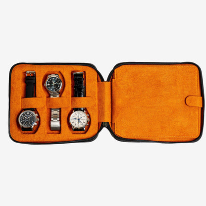 Watch Case For 6 Watches - Black