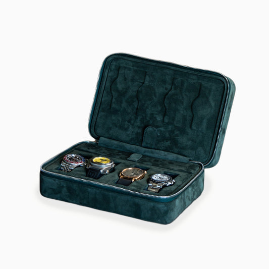 Forest Green 8 Slot Watch Box