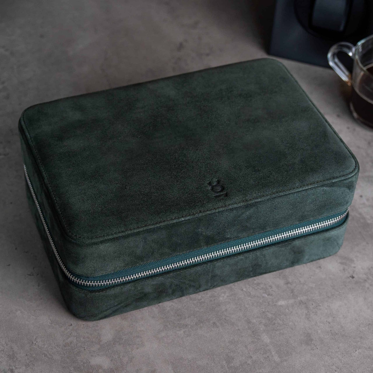 Forest Green 8 Slot Watch Box