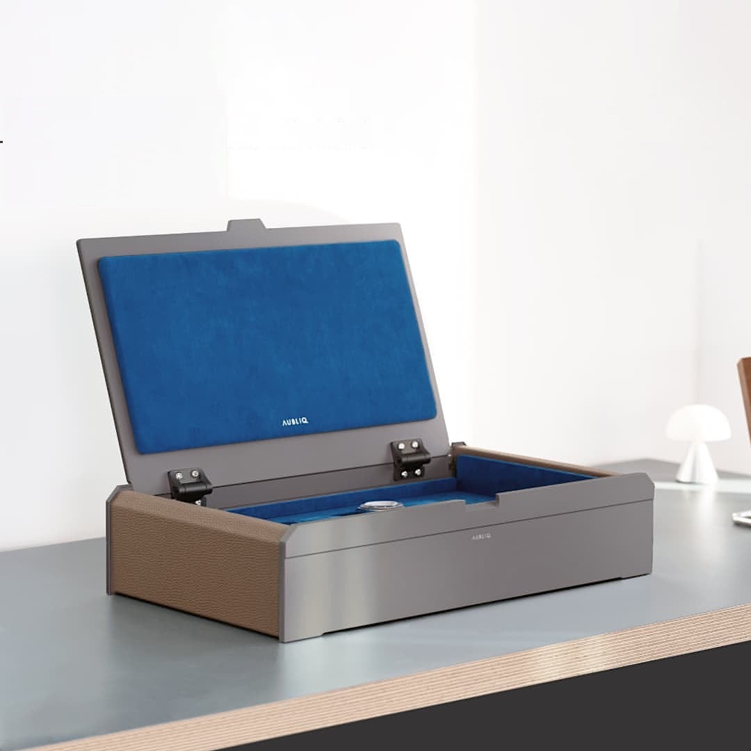 AUBLIQ Watch Box Grey 12 Slot