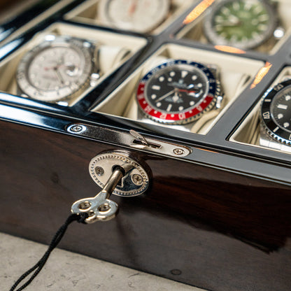 Lacquered Wood Watch Box