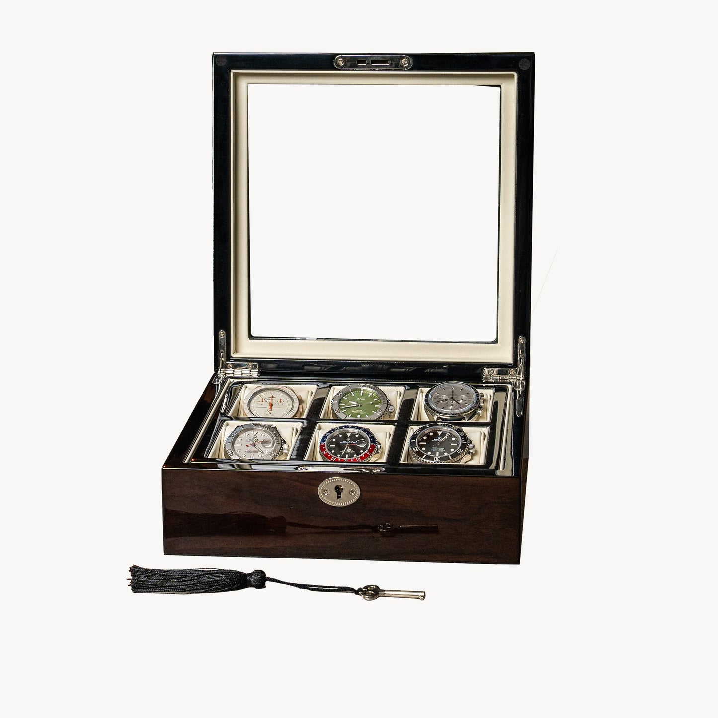 Lacquered Wood Watch Box