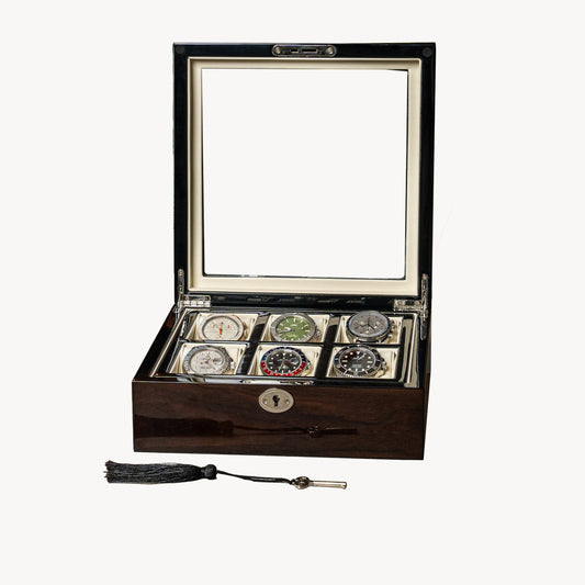 Lacquered Wood Watch Box
