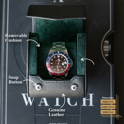 Single Travel Roll - Black Green