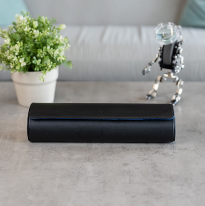 Travel Watch Roll Extra Large - Black Blue