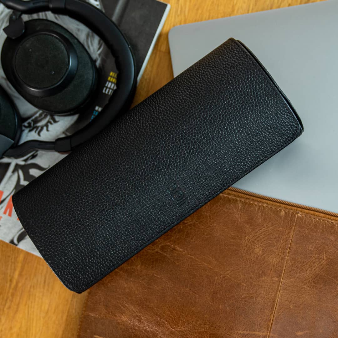 Travel Watch Roll Large - All Black