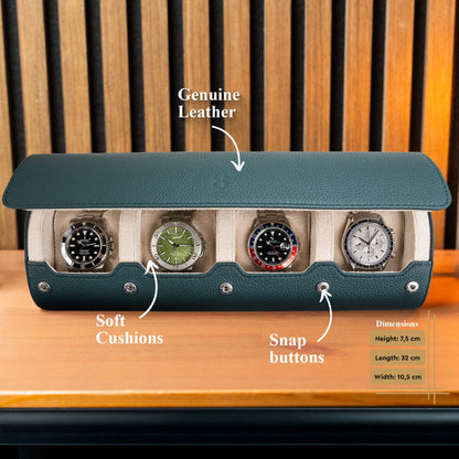 Travel Watch Roll Extra Large - Green Litchi