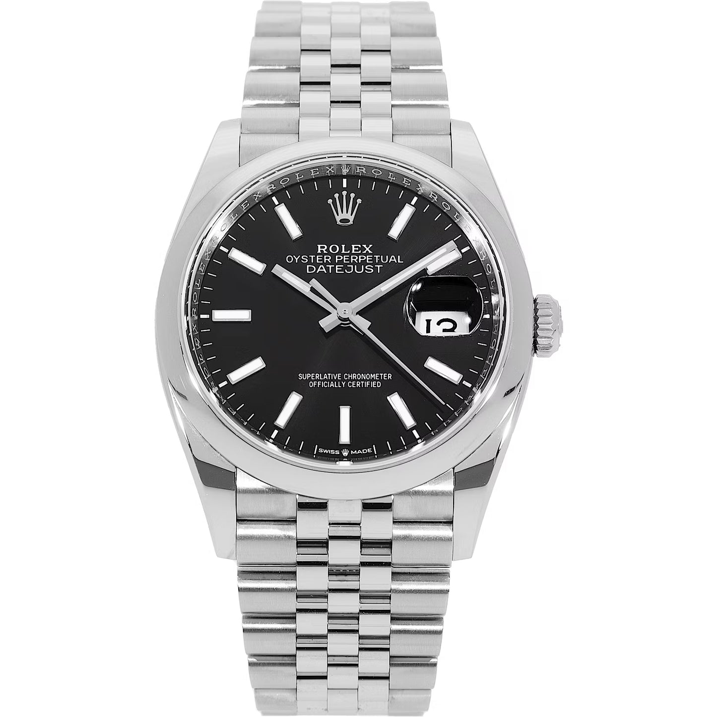 Rolex Datejust Noir Femme 179174