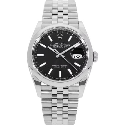 Rolex Datejust Noir Femme 179174
