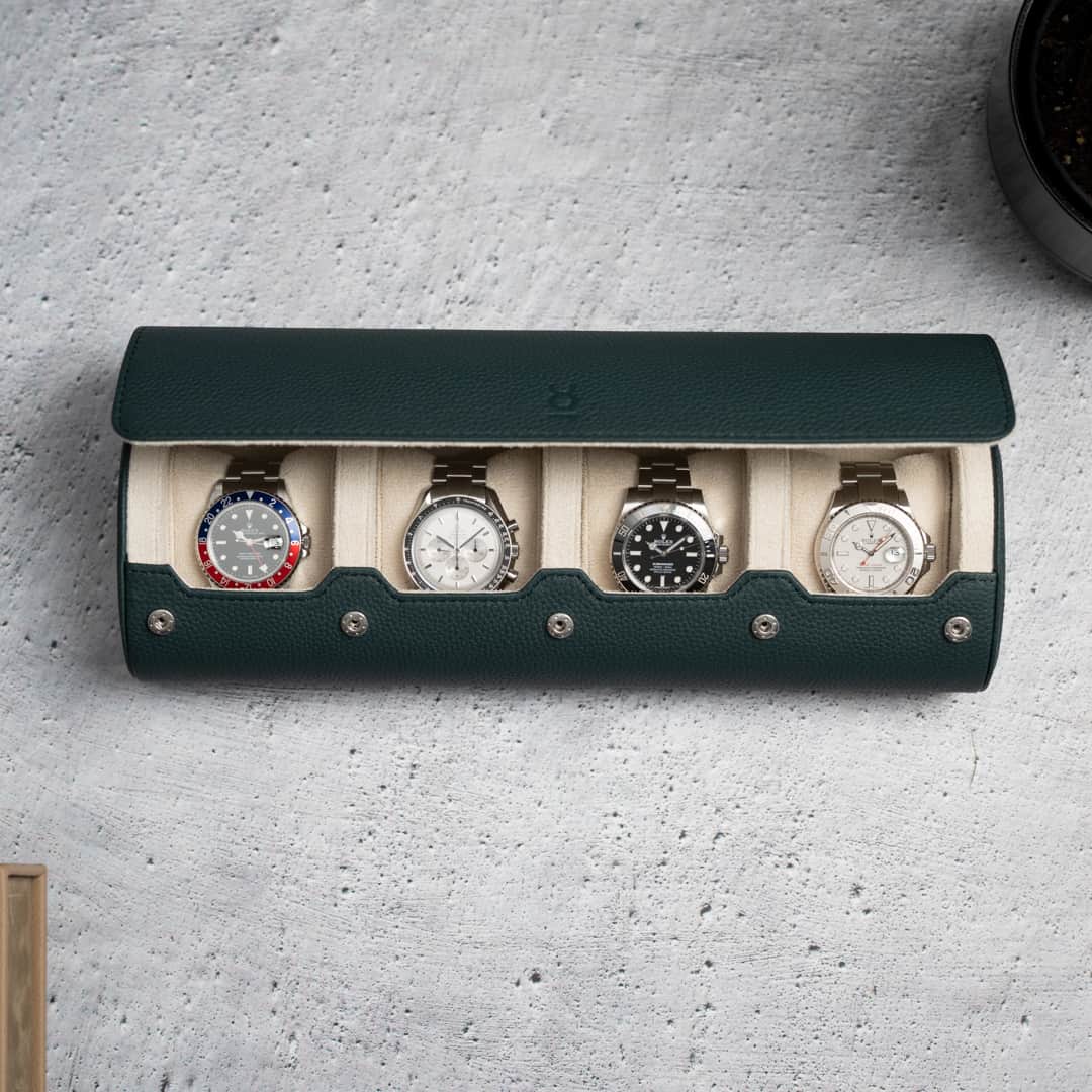 Travel Watch Roll Extra Large - Green Litchi